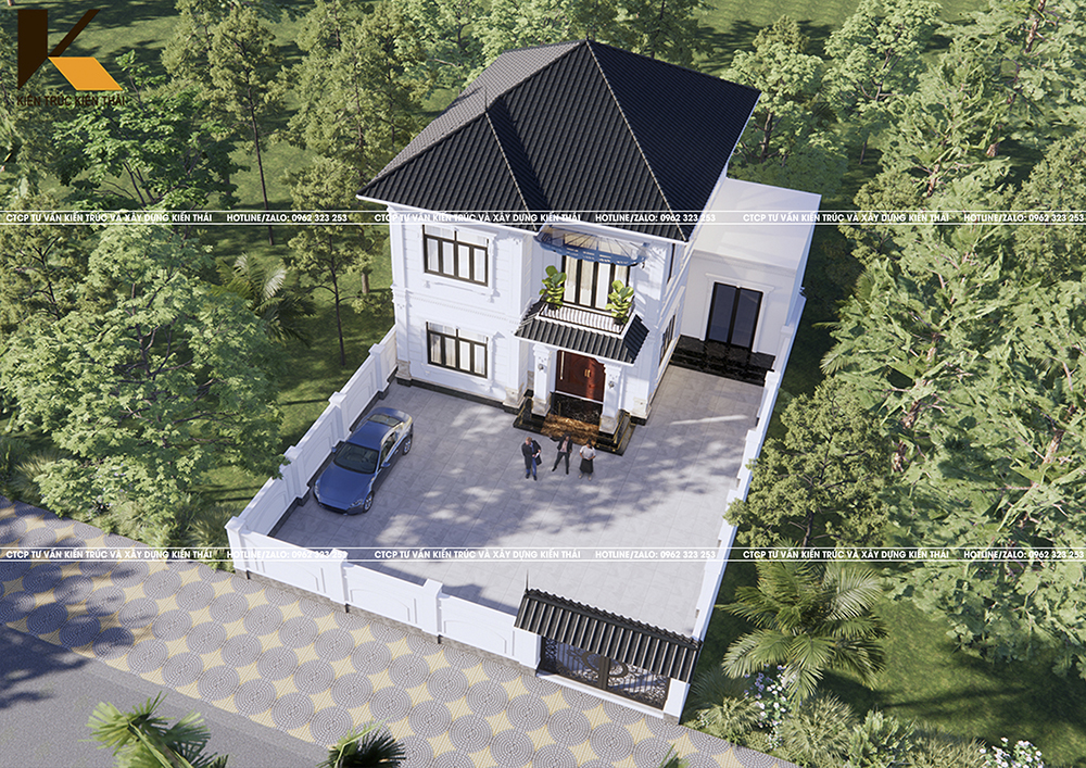 Thiết kế nhà 2 tầng hiện đại tại Ninh Bình