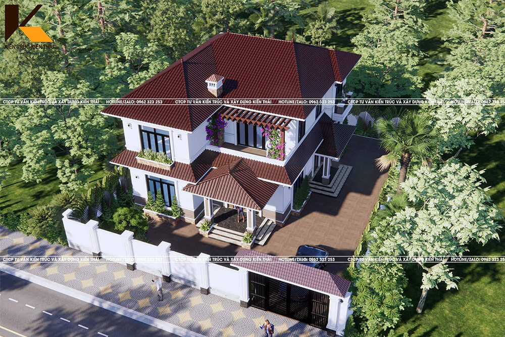 Biệt thự 2 tầng mái Nhật sang trọng tại Ninh Bình diện tích 240m2 giá 1,8 tỷ