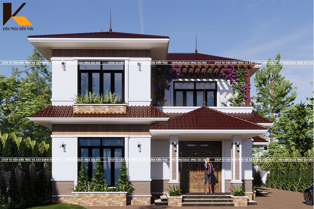 Biệt thự 2 tầng mái Nhật sang trọng tại Ninh Bình diện tích 240m2 giá 1,8 tỷ