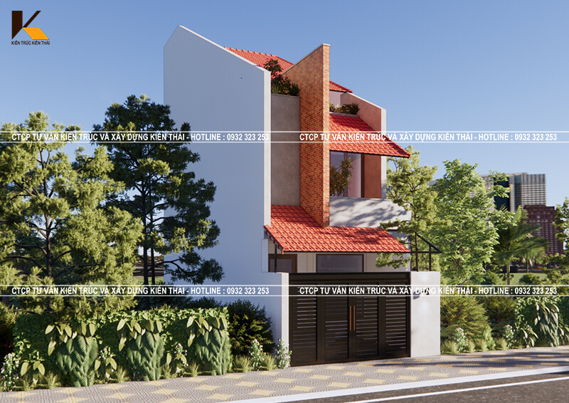 Mẫu nhà phố 3 phòng ngủ hiện đại diện tích 180m2 chi phí 1,2 tỷ tại Ninh Bình