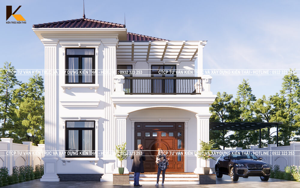 Mẫu biệt thự 2 tầng hiện đại tại Ninh Bình