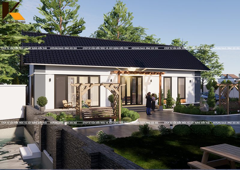 thiết kế nhà vườn 500 triệu