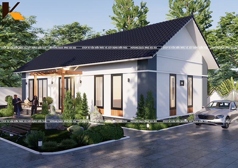 nhà vườn 2 phòng ngủ