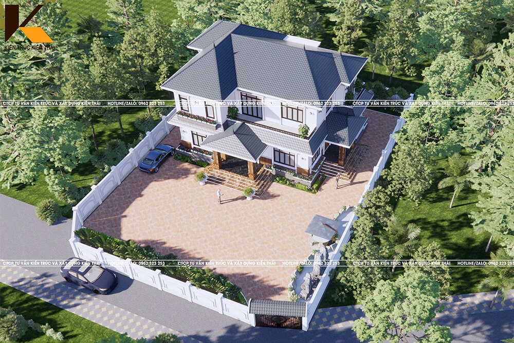 ẫu biệt thự 2 tầng kiểu Nhật hiện đại sang trọng tại Ninh Bình – kiến trúc tối giản, đẳng cấp và bền bỉ.