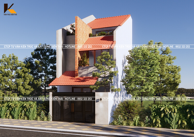 Mẫu nhà phố 3 phòng ngủ hiện đại diện tích 180m2 chi phí 1,2 tỷ tại Ninh Bình