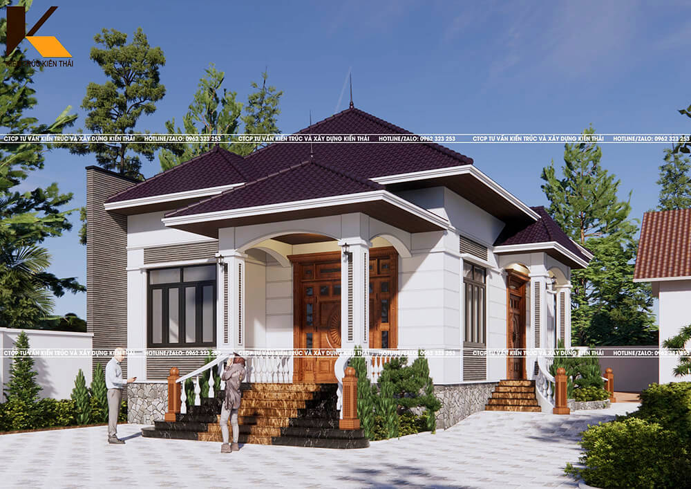 Biệt thự sân vườn 1 tầng mái Nhật 150 m² tại Ninh Bình